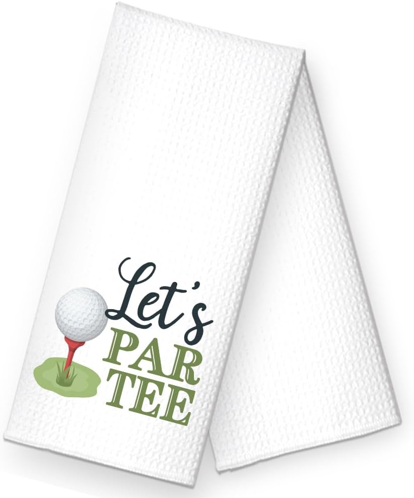 Golf-Themed Kitchen Towel