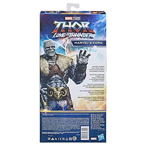 Marvel Avengers Titan Hero Series Korg Toy, 12-Inch-Scale Thor: Love And Thunder Action Figure, Toys For Kids Ages 4 And Up #TOP3