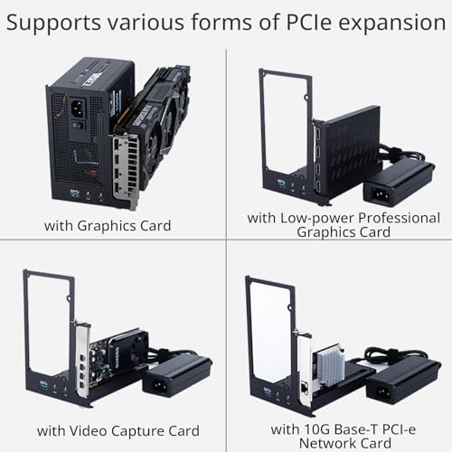 Image of ANQ-L336 Mini eGPU Enclosure 40Gbps Thunderbolt3 /4 USB4 for Laptop Compatible with Win /Linux /MacOS /ROG Ally X /Claw 8, PCIe External GPU Dock with PD 85W, Support NVIDIA /AMD, DC /ATX /SFX /Flex