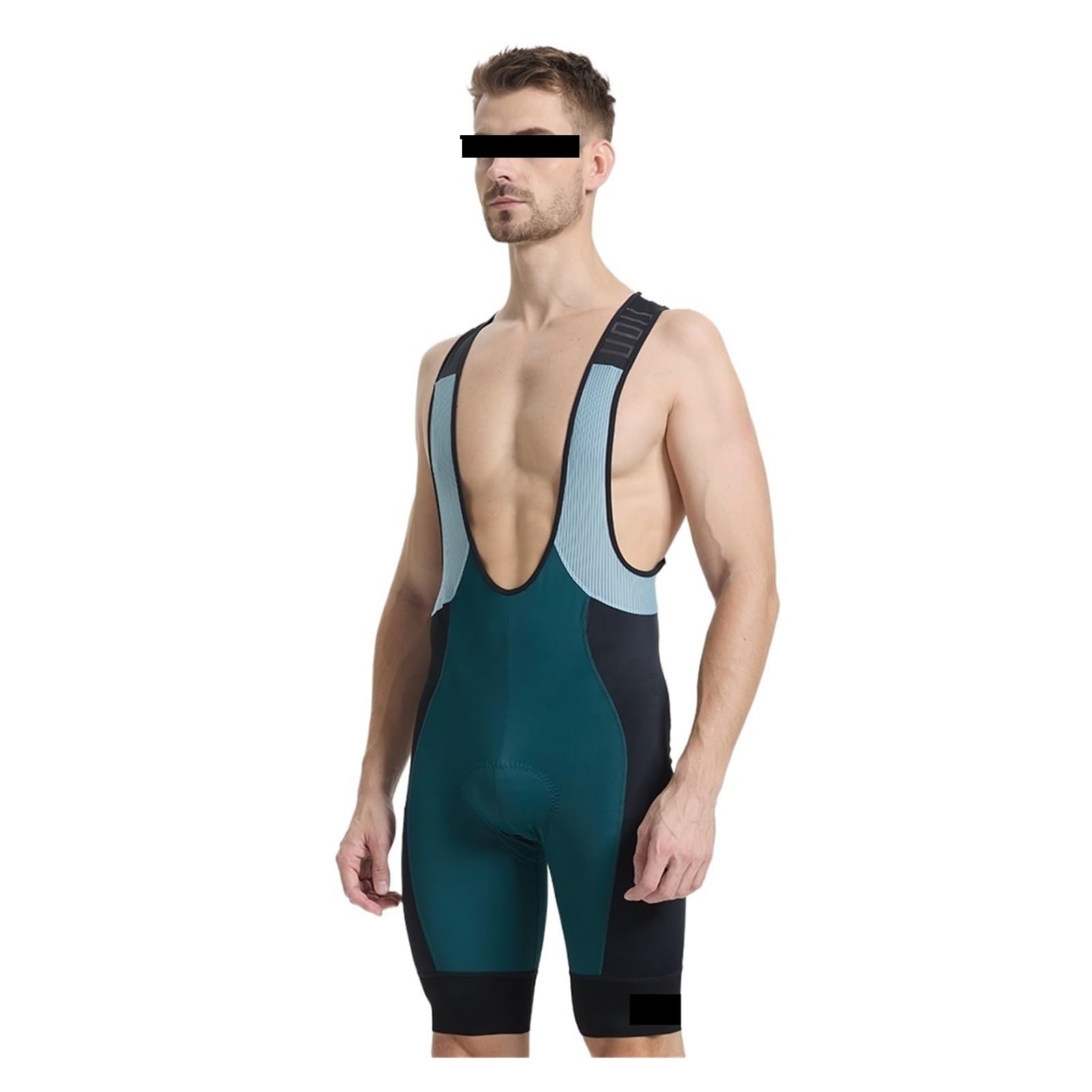 Salopette Ciclismo Pantaloncini da Ciclismo Uomo, Abbigliamento Bicicletta, Calzamaglia Bici, Sport all'Aria Aperta, fondello ad Alta densità, a Lunga Distanza
