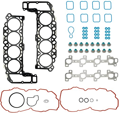 Image of HGS1101 MLS Cylinder Head Gasket Set Compatible with 2004-2007 Dodge Ram 1500 Durango 2007 Chrysler Aspen 06 07 Jeep Commander 2004-2007 Jeep Grand Cherokee 4.7L SOHC 16v