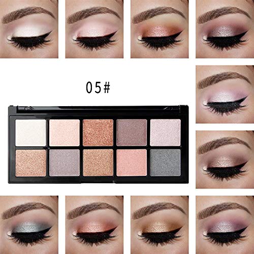 Beauty Creations 9 Colors Eyeshadow Tin Palette Case (Bare Naked)