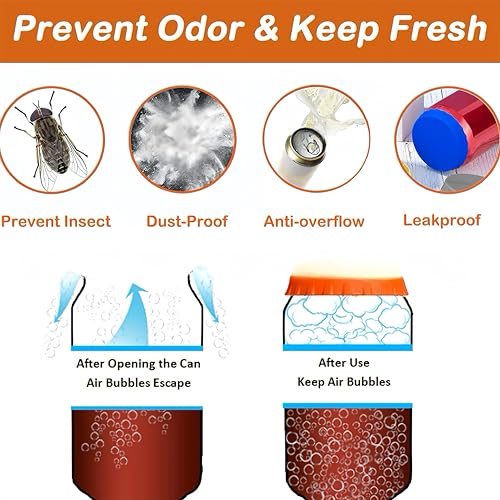 Dosenverschluss Getränkedosen 6 Stück ，Silikon Deckel für Bierdosen – Wiederverwendbar, Mit Strohhalm, Party & Camping