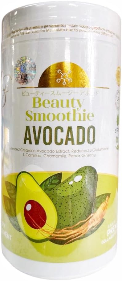 Luxe Slim Half Kilo Beauty Smoothie Avocado Hydrolyzed Marine Collagen Drink