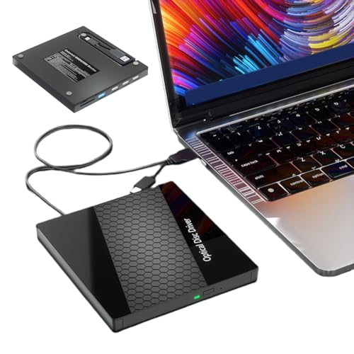 Lecteur Portable CD DVD Externe au design épuré pour Mac et PC