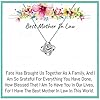 Onepurposegifts Mother in law Gifts, Mother in law Birthday gifts, Mother in law jewelry, Mother in law Necklace, Mother in law holiday and More (New Zirconia)