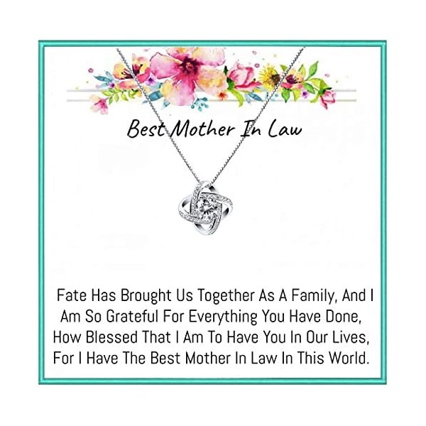Onepurposegifts Mother in law Gifts, Mother in law Birthday gifts, Mother in law jewelry, Mother in law Necklace, Mother in law holiday and More (New Zirconia)