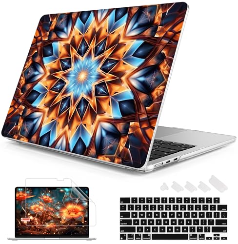 Image of Mektron Case for 2025 MacBook Air 13-inch M4 Laptop A3240 with 13.6-inch Liquid Retina Display,Compatible with 2024 2022 M3 /M2 MacBook Air 13 inch Hard Shell Cover,Fit Model A3113 A2681,C270