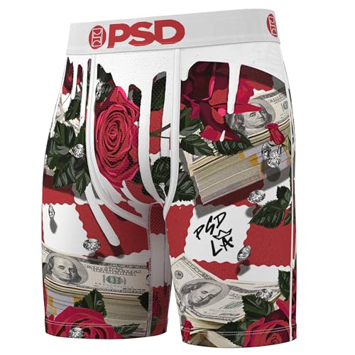PSD Men's Rosa Red Boxer Brief 3-Pack, Multi, M2