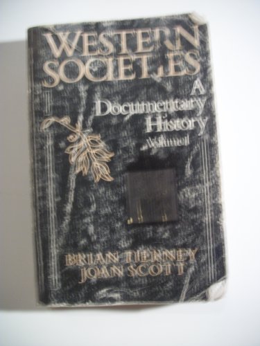 Western Societies, a Documentary History 0075542552 Book Cover