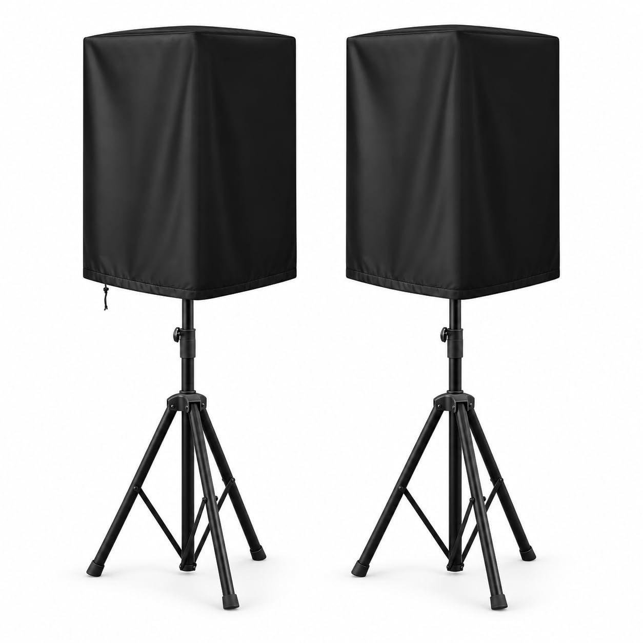PA Speaker Cover for Headrush FRFR-108 2018–2026, 2 Pack Slip-On Dust Covers with Adjustable Drawstring Hem for Home Stereo, DJ Equipment and Music Studio Storage