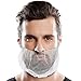 ABC 100 Pack of Disposable Soft Nylon Beard Covers 18". White beard guards. Premium Quality beard net protectors. Honeycomb beard nets. Facial hair covering. Breathable & Lightweight. Wholesale.