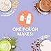 Numilk Pouches 12-Pack - Original Oat - Creamy Plant-Based Milk in Seconds - Easy-to-Use with Numilk Nut Milk Maker Machine - Dairy-Free, One Pouch Makes 32oz