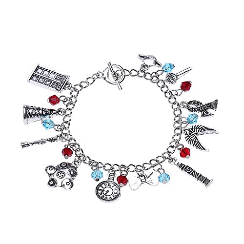 Lureme Star Wars Bracelet with Multi Charms Bracelet Best Gift for Movies Fans (bl003117) (Doctor Who)