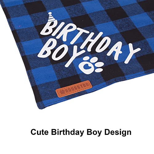 Adoggygo Dog Birthday Party Supplies, Muiti Size Offered, Birthday Boy Dog Bandana, Dog Birthday Hat With Numbers For Large X-Large Dogs Pets (X-Large, Blue) #TOP5
