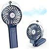 COMLIFE Portable Handheld Misting Fan, 3000mAh Rechargeable Battery Operated, 180° Foldable, Mini Personal Fan with Water Sprayer for Travel, Makeup, Home, Office, Camping, Outdoors