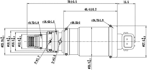 Miniatura 6 de Electroválvula de control del compresor de CA para Hyundai Sonata 2.0L 2.4L 2011-2014 Elantra Kia Optima K5, Kia Río 2018, VS16E VS18E Compresor