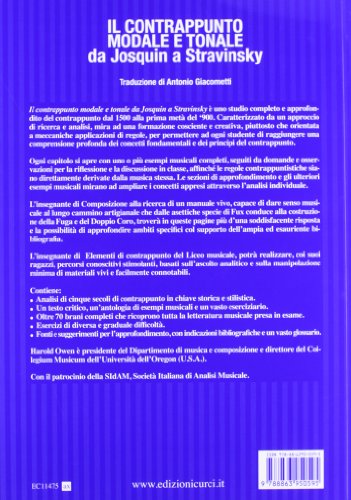 Il contrappunto modale e tonale da Josquin a