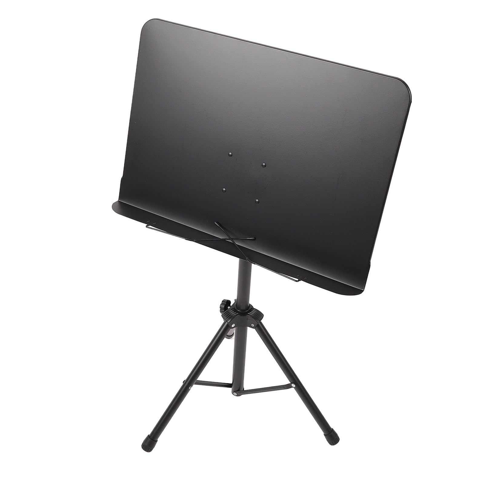 Eujgoov Atril Profesional para Libros de Música, Altura Ajustable, Plegable, para Partituras, con Resistente Construcción de Metal ABS y Bolsa de Transporte para Músicos, Directores, (BLACK)
