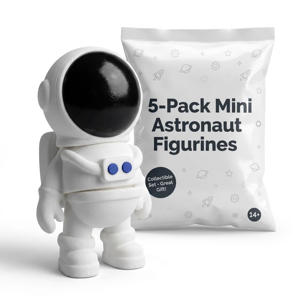 Amazon.com: 5-Pack of Mini Space Explorer Astronaut Collectible
