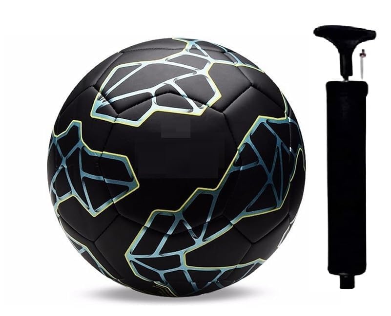 SPORTS ADDA Hands Stitched Football Size 5 with Pump (Messi Black) (B0D94YJDZJ) Amazon Price History, Amazon Price Tracker