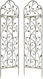12 Unique Trellis Ideas to Add Character to Your Garden Space 120 Gardman Aged Bronze Nature Trellis Set – 58”H, Pack of 2 Decorative Meta...