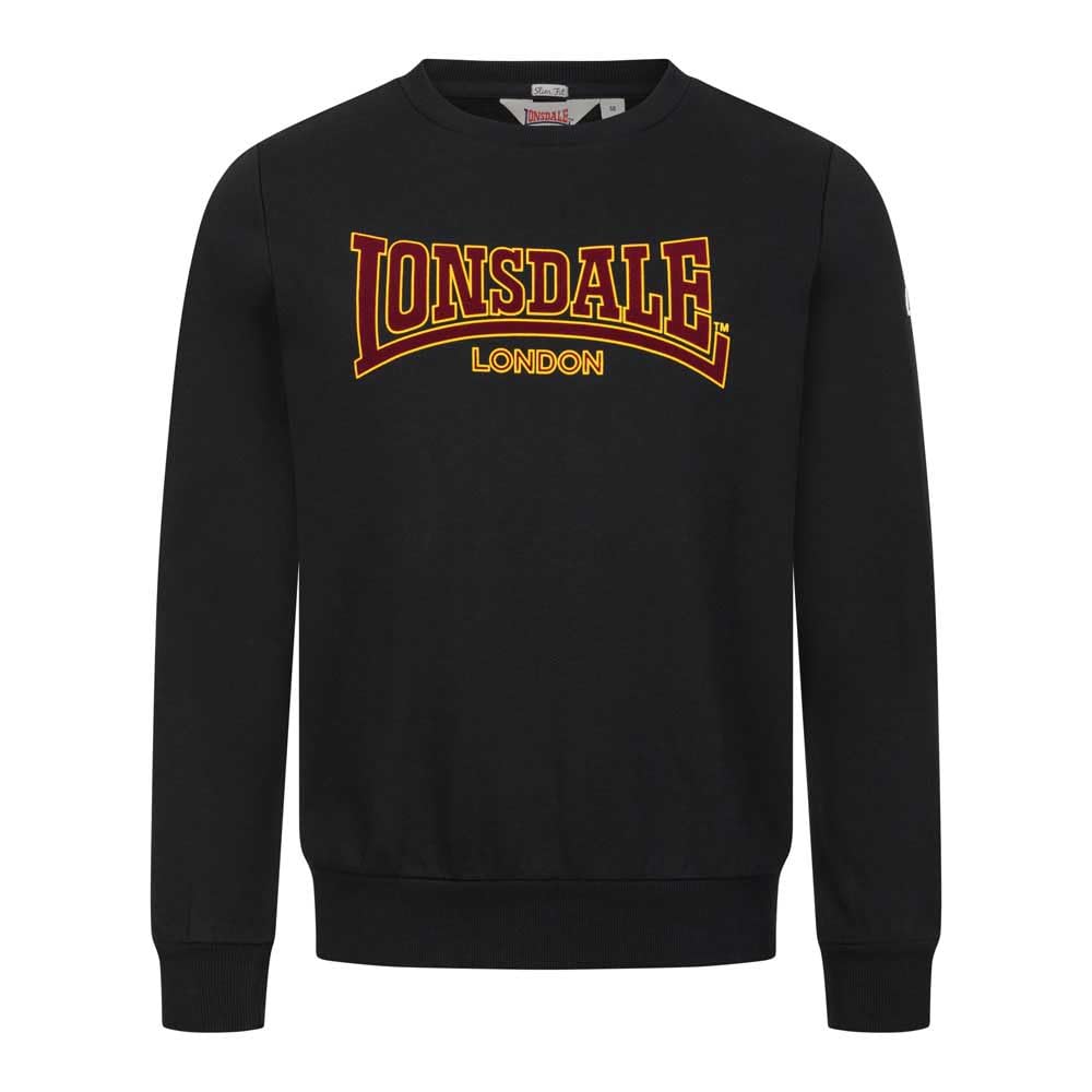 Lonsdale Herren Herren Rundhals Sweatshirt Schmale Passform Crewneck Classic Ll001 Sweatshirt (1er Pack)