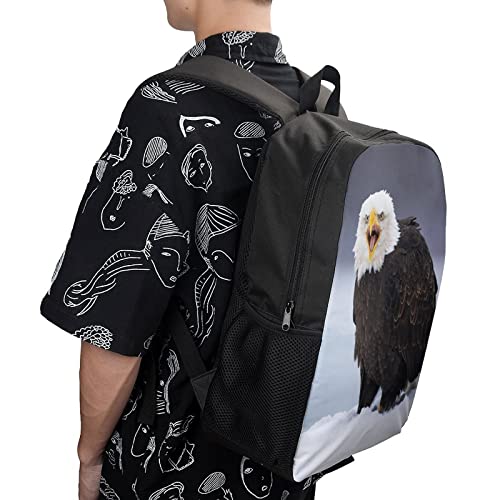 Sac à dos Eagle confortable avec grand format 17 pouces pour le collège - 4