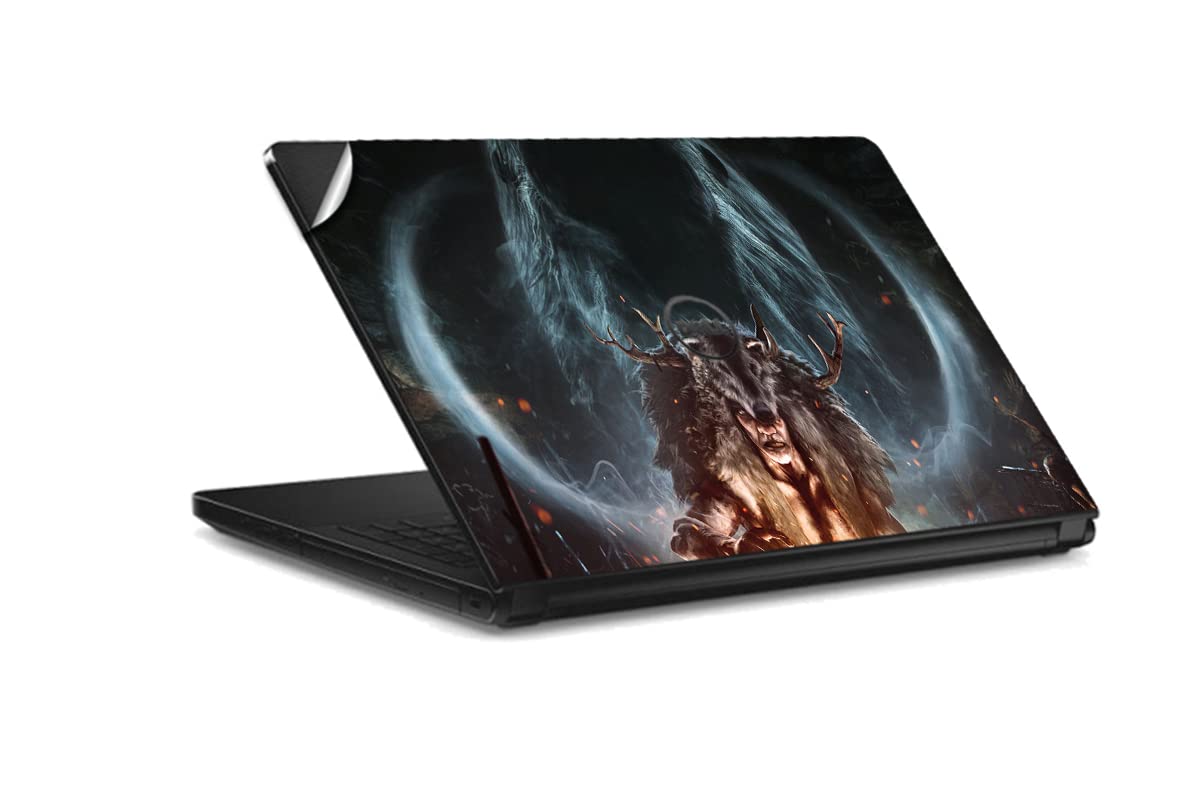 GADGETS WRAP Printed Vinyl Top Only Skin Sticker Decal for Dell Vostro 14-(3468) - Far Cry Primal Legend of The Mammoth Missions