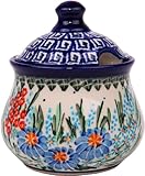 Polish Pottery Ceramika Boleslawiec 0051/169 Sugar Bowl Iza, 1-Cup