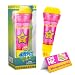 Echo Mic for Kids, Toddlers - Magic Microphone with Multicolored Flashing Light and Fun Rattle - Pink and Yellow - Speech Therapy Feedback Toy - Retro Gift For Boys, Girls Who Love Singing and Music