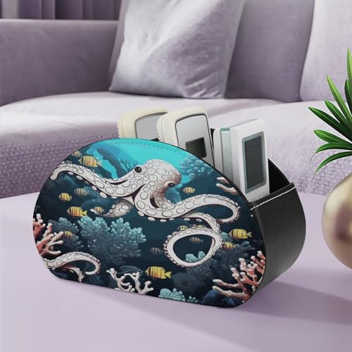 Organiseur de bureau avec 5 compartiments pour télécommande - 6