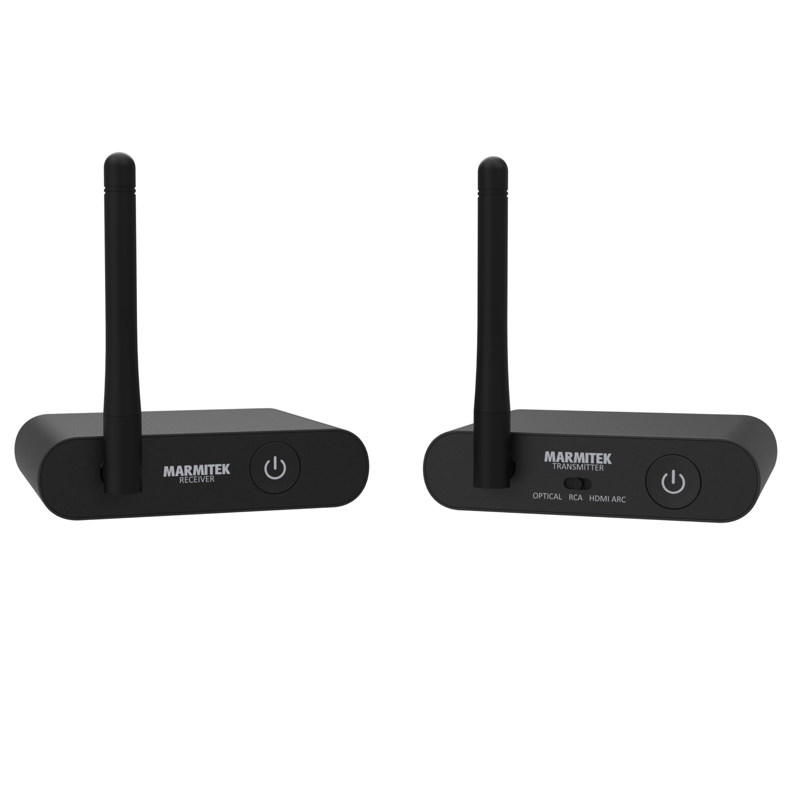 Marmitek Audio Anywhere 730 - Kabelloser Audio Sender für TV HDMI ARC | TV-Ton kabellos an Soundbar, Aktivlautsprecher oder Stereoanlage, optisch, RCA, USB-C, Low Latency und Multiroom