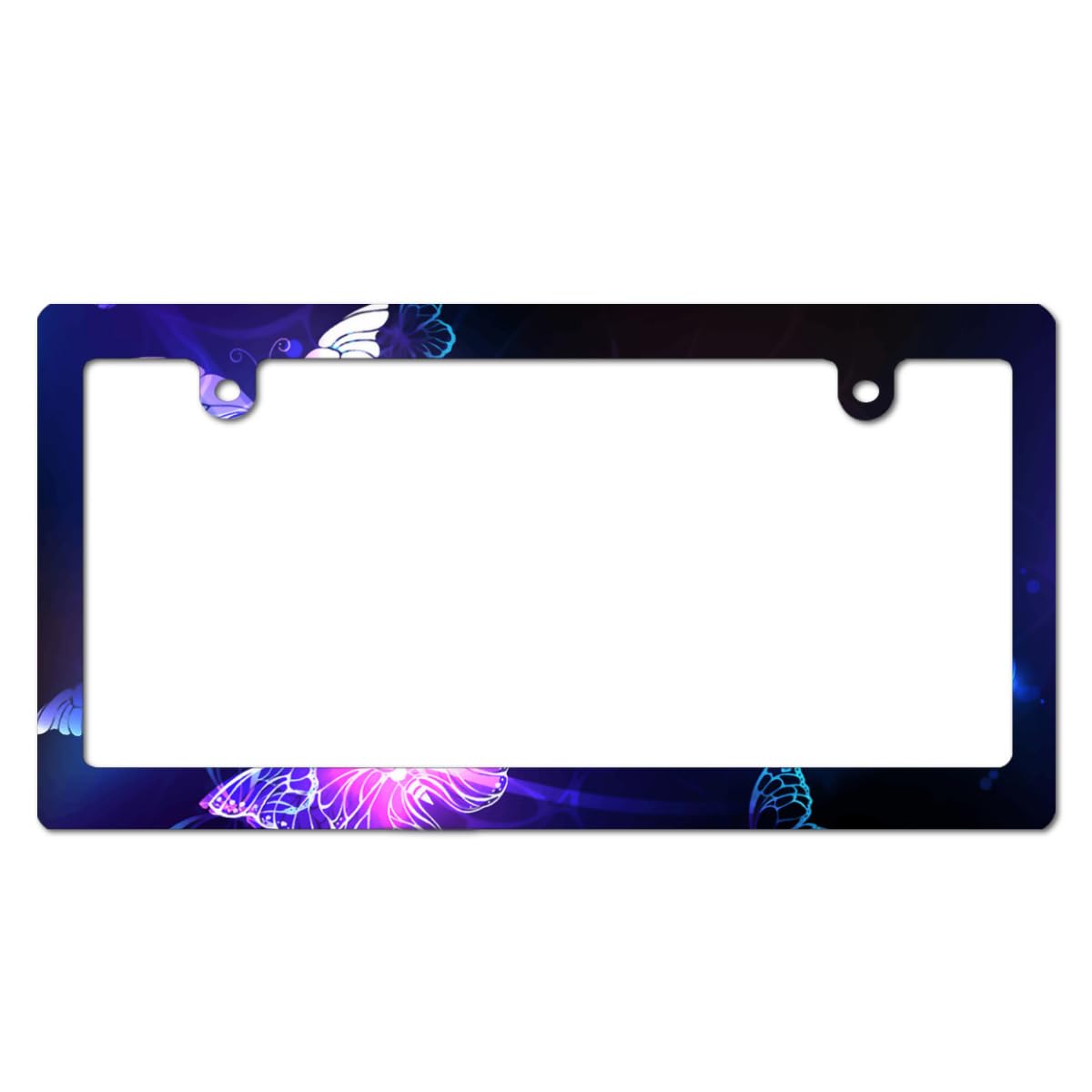 Amazon.co.jp: ナンバーフレーム 夜の蝶 ナンバープレートフレーム