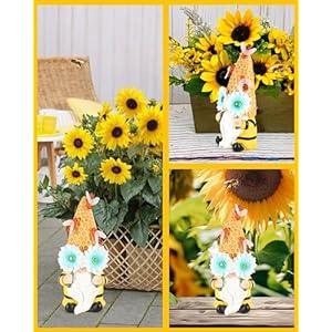Istatuegardengnomesoutdoorclearancewithsolarbeelights95resinfigurinehoneycombsunflowerspringsummerdecorationforhomegardendecorlawnornamentsmrbeegnome Urban Country Home Decor Istatue garden gnomes outdoor clearance with solar bee lights 95 resin figurine honeycomb sunflower spring summer decoration for home garden decor lawn ornaments mr bee gnome urban country home decor