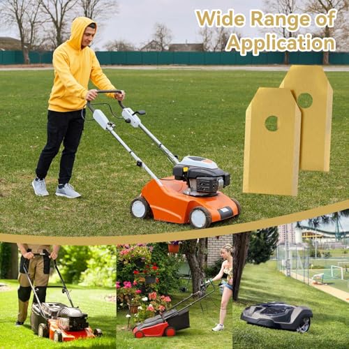 45 cuchillas de repuesto para cortacéspedes, cuchillas universales para robots cortacéspedes, cuchillas de repuesto, cuchillas compatibles con Husqvarna, Gardena, Yard Force - imagen 6