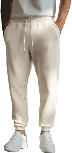 NOBERO Men's Regular Fit Mid Rise Joggers