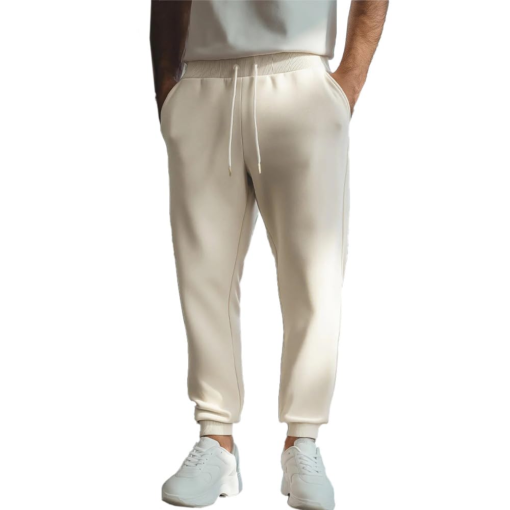 NOBERO Men Zip Pocket Regular Fit Joggers