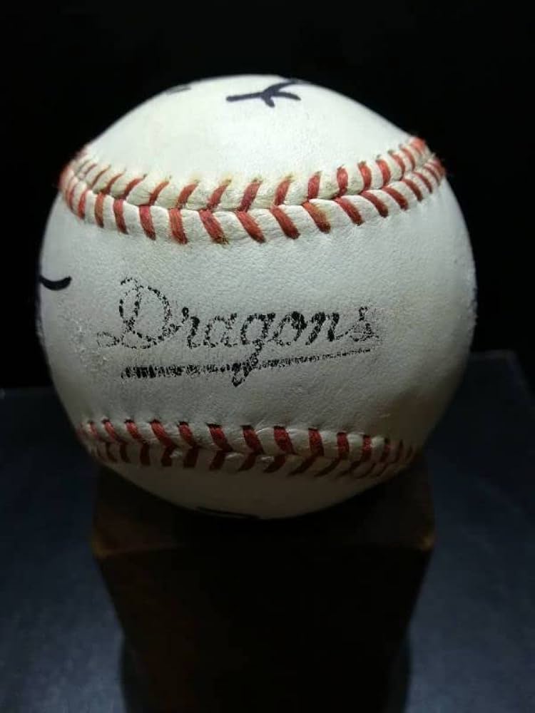 Amazon | プロ野球選手サインボール 中日ドラゴンズ練習球直筆サイン