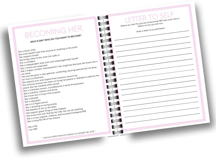 Personal Growth Planner: 12 Month Planner, Self Reflection Journal, Christian Planner, Womens Planner, Dateless Planner