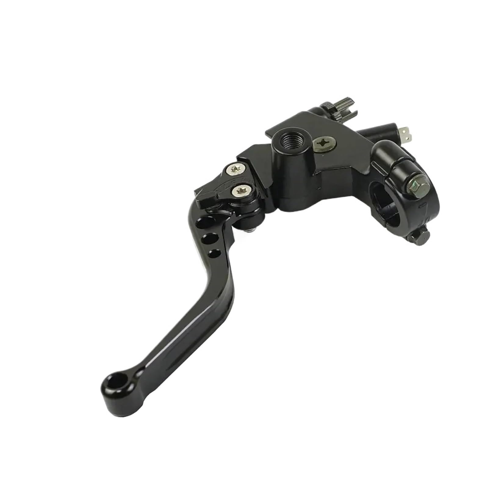 Hguvsjd 7/8" 22mm CNC Aluminum Alloy Moto Front Brake Clutch Master Cylinder Hydraulic Pump Lever Motorcycle Brake Lever(Clutch Black)