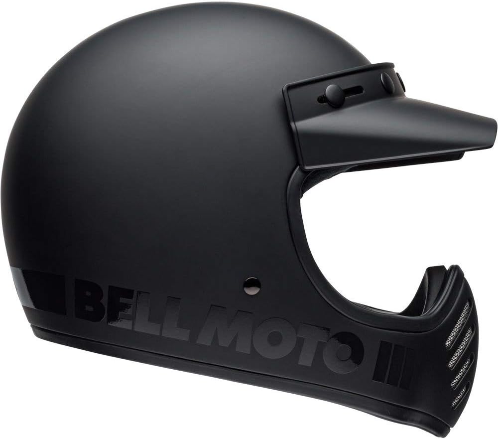 Helmet Moto-3 Blackout Matt/Gloss Black S