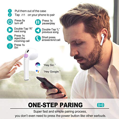 image for FatCat Wall Graphics Bluetooth 5.0 Wireless Earbuds Headsets Bluetooth