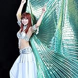 Calcifer® Egyptian Egypt Belly Dance Wings Isis Wings Costume Gift for Big Party Christmas (Multicolor)