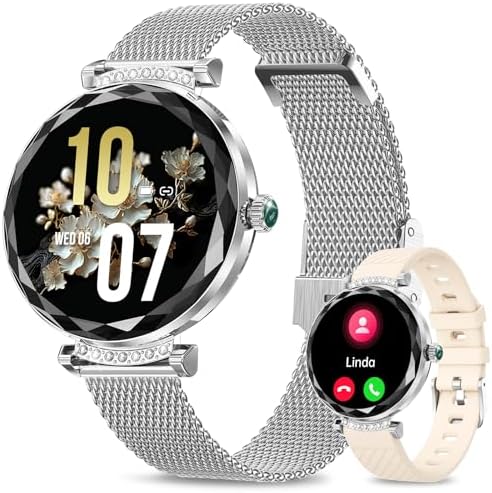 Montre Connectée Parsonver Pour Femme - Écran 1.27" AMOLED 44mm - Appels Bluetooth - Étanche 5ATM