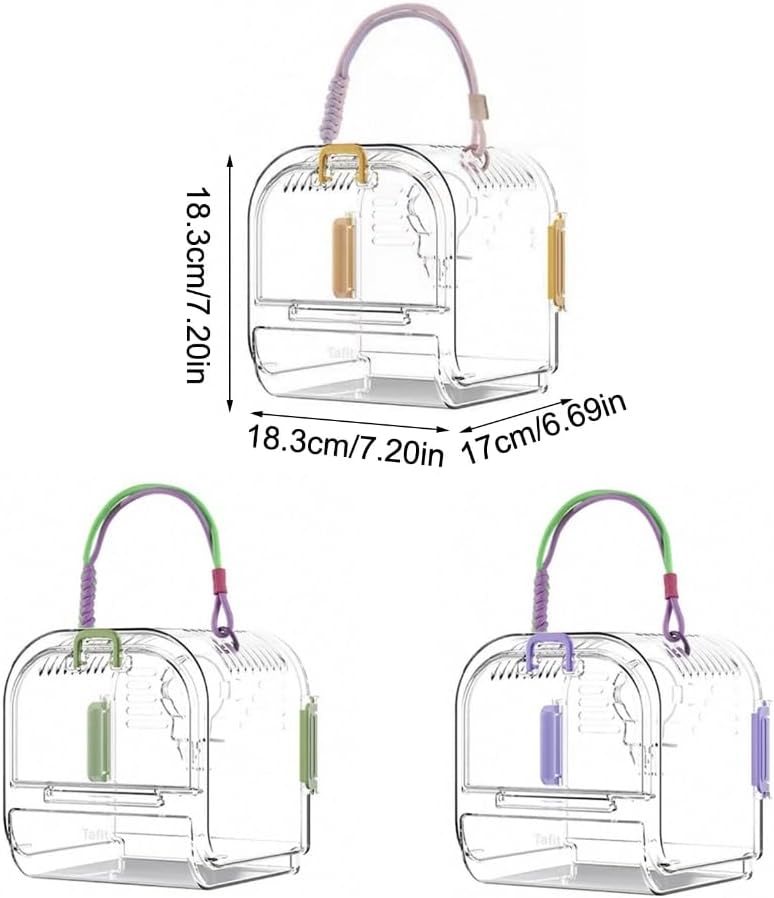 Outdoor Cats Backpacks Public Transport Pet Bag Large Detachable Cats Carriers for Transporting Parakeets and Finches