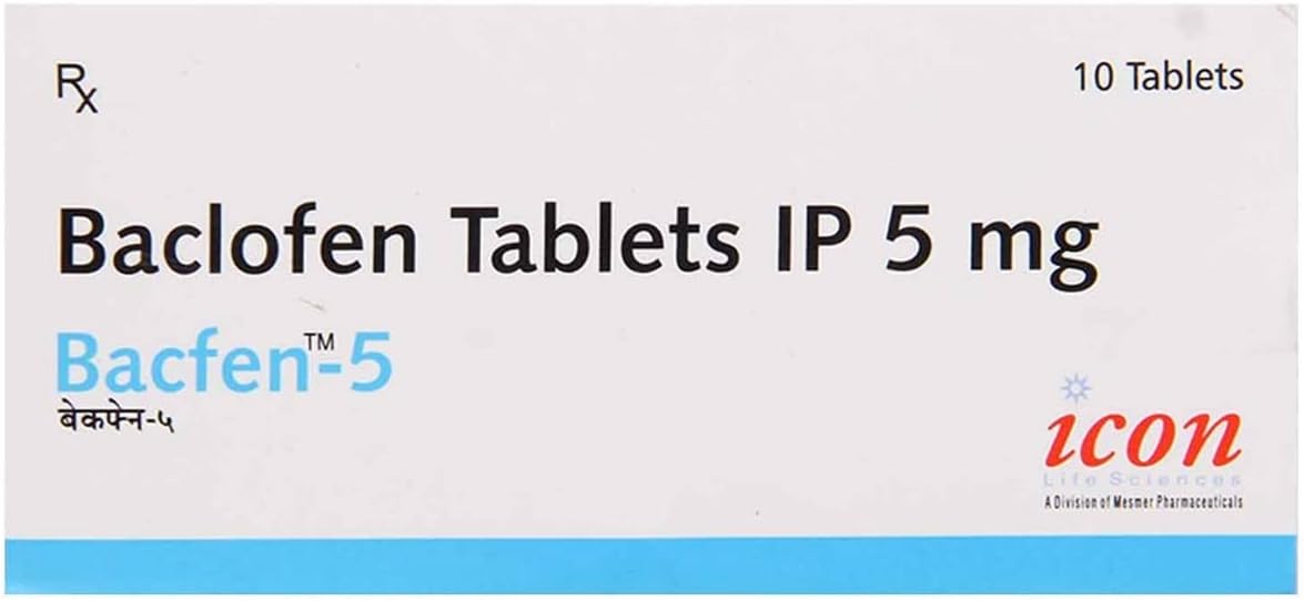 Bacfen 5 - Strip of 10 Tablets