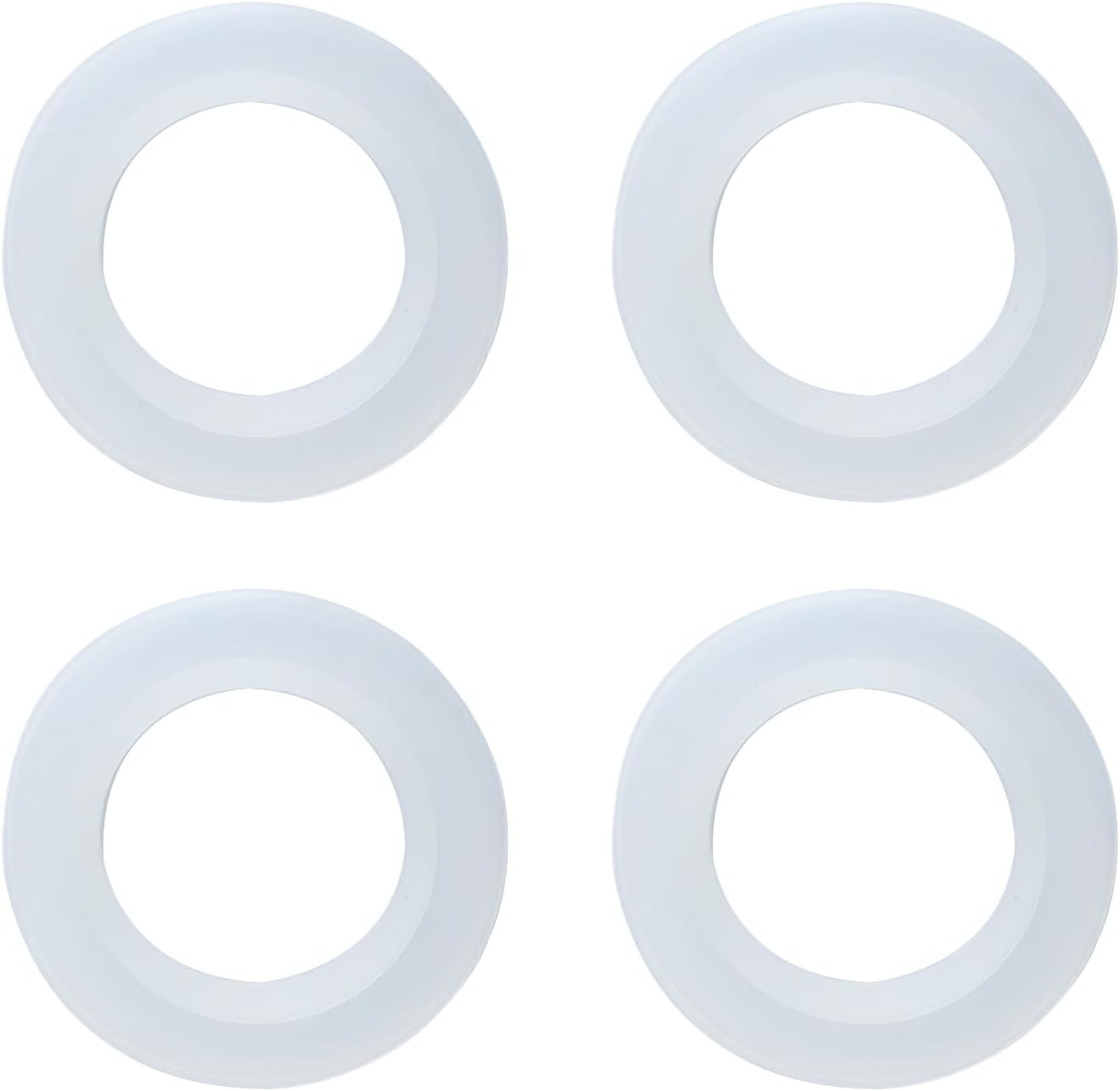 Qrity 4 Pcs O-Rings Gasket 23mm, Sink Plug Seal, Lip Bath Plug, Washer Basin Sealing Ring, Bathtub Plug Gasket, Pop Up Basin Waste Seal, Suitable for the Drainage Plug of Push-Type Pop Up Wash Basin