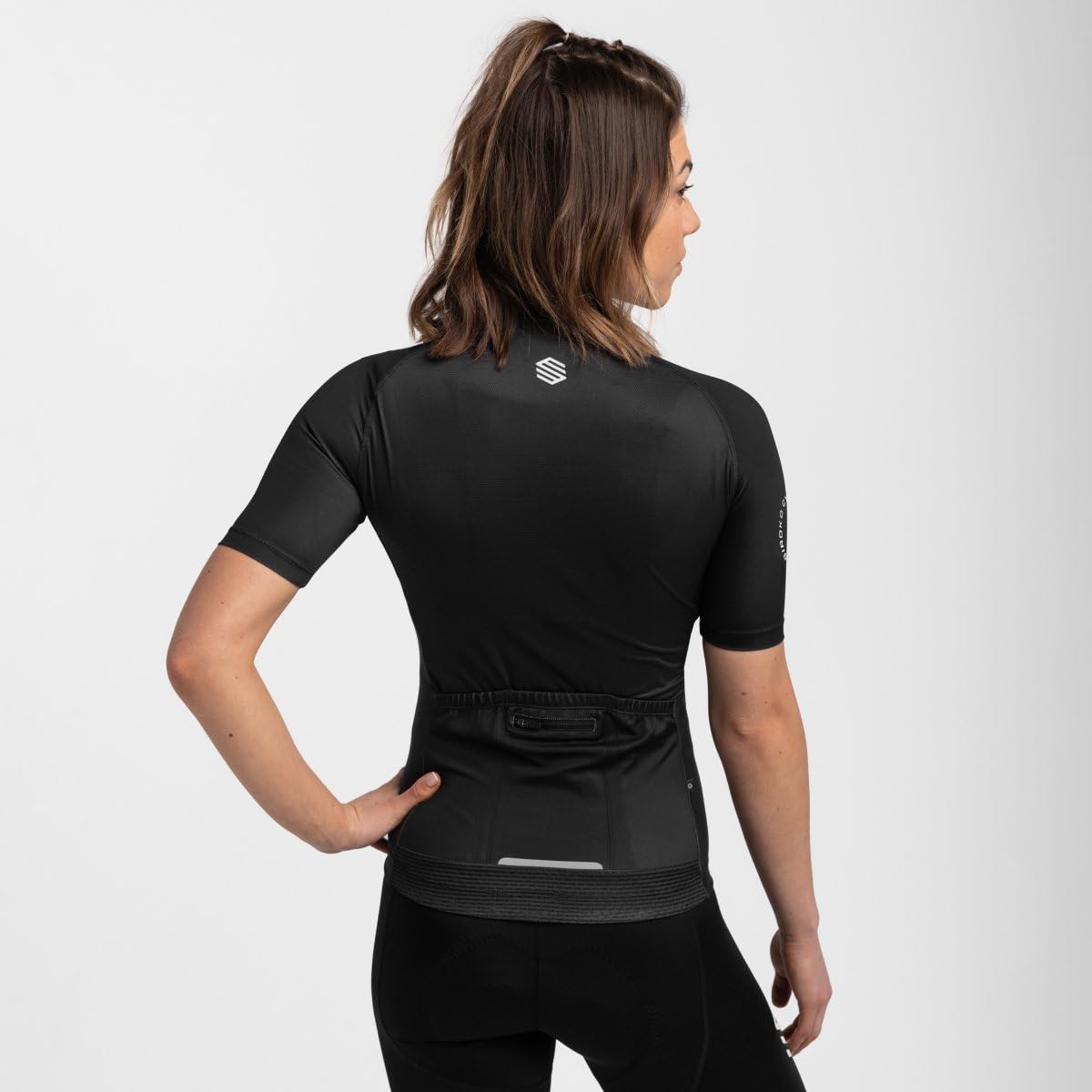 SIROKO - Maillot de Ciclismo para Mujer M2 New Moon - M - Negro