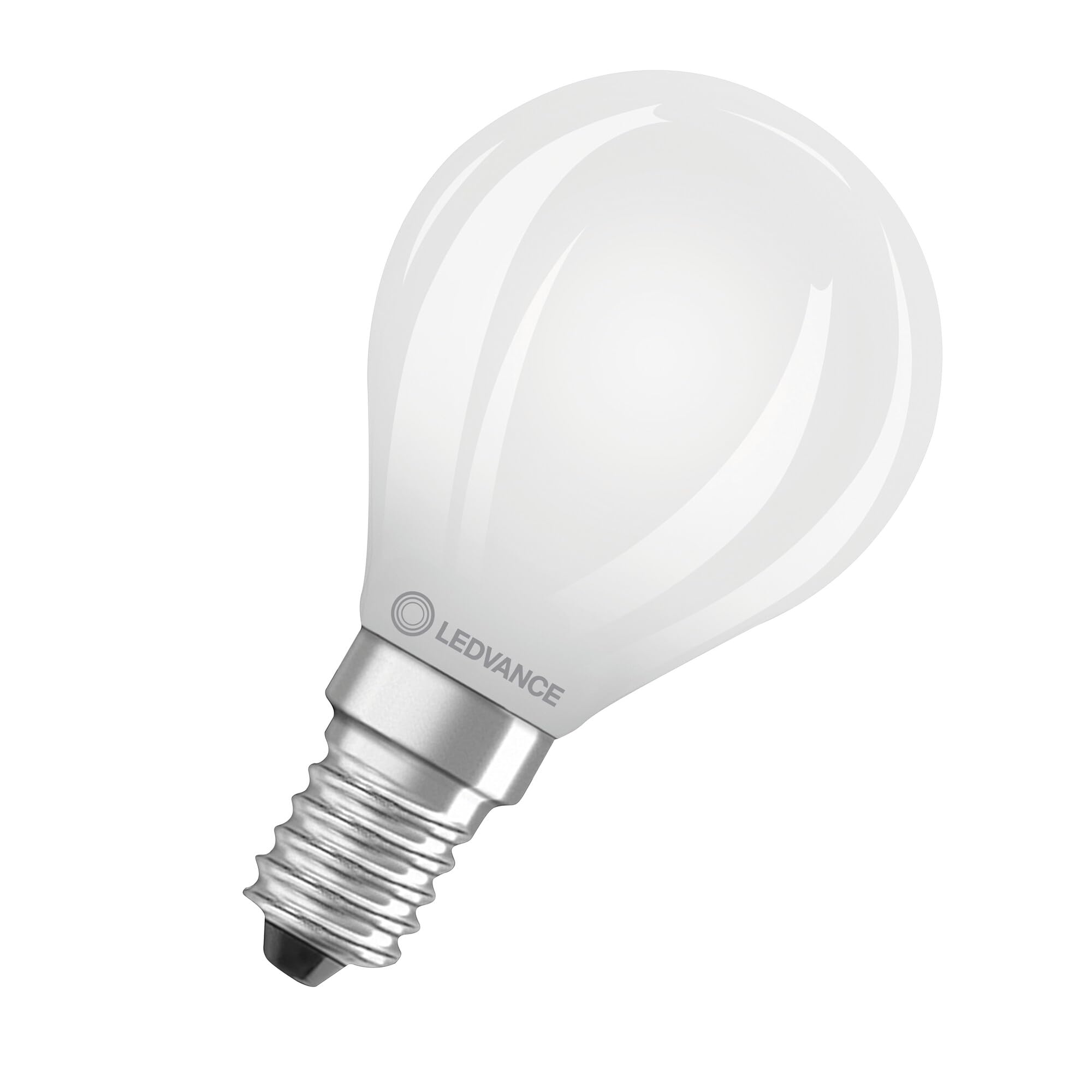 Ledvance Light Led Golfball 45Mm 4.2W (40W Eqv.) E14 2700K Cri97 Opal Dimmable